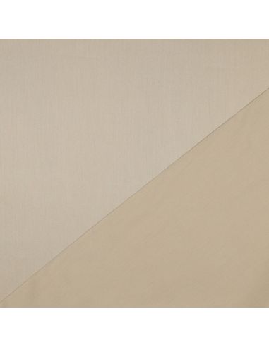 Baumwollsatin-Stoff - Beige