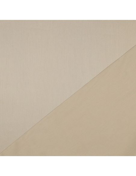 Baumwollsatin-Stoff - Beige
