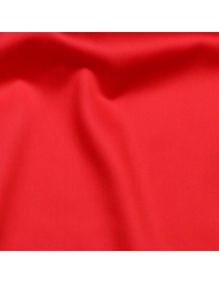 Baumwollsatin-Stoff - Rot