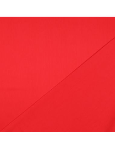 Baumwollsatin-Stoff - Rot