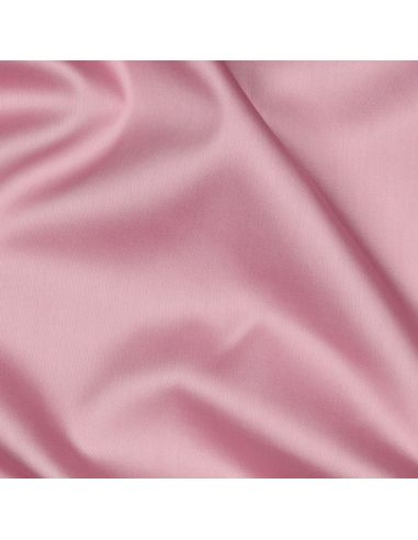 Baumwollsatin-Stoff - Rosa