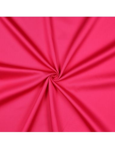 Baumwollsatin-Stoff - Leuchtendes Rosa