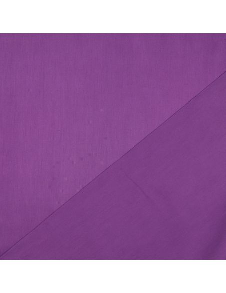 Baumwollsatin-Stoff - Violett
