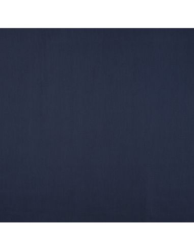 Baumwollsatin-Stoff - Marineblau