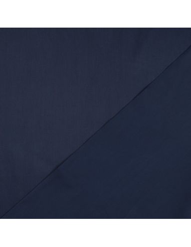 Baumwollsatin-Stoff - Marineblau