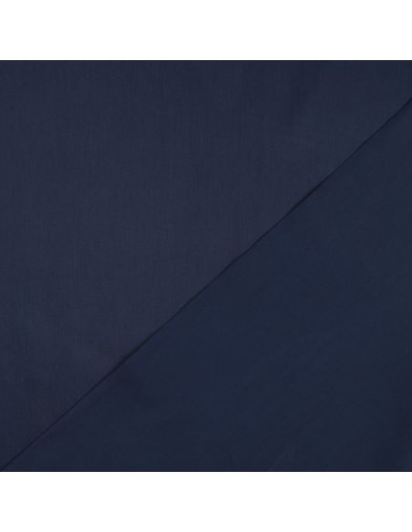 Baumwollsatin-Stoff - Marineblau