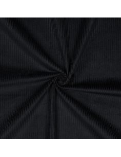 Baumwoll-Cordstoff - Schwarz