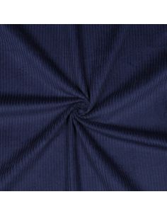 Baumwoll-Cordstoff - Marineblau