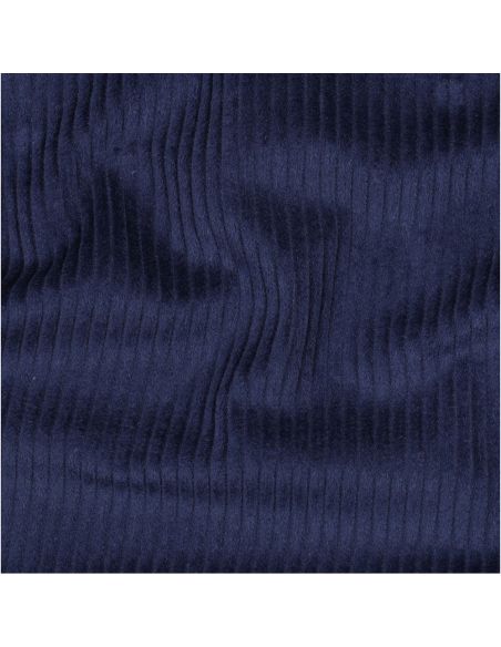 Baumwoll-Cordstoff - Marineblau