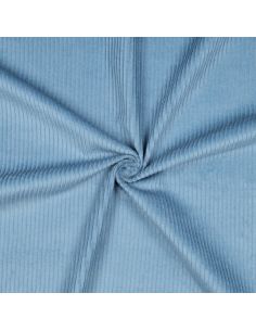 Baumwoll-Cordstoff - Blau