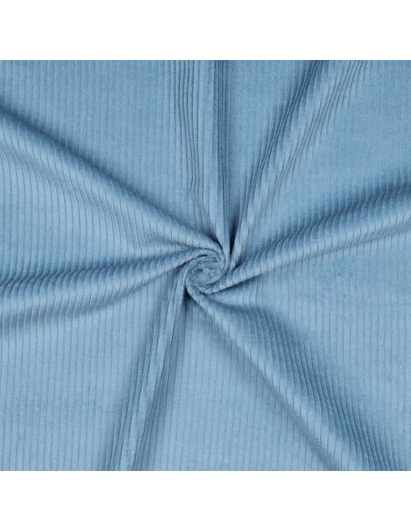 Baumwoll-Cordstoff - Blau