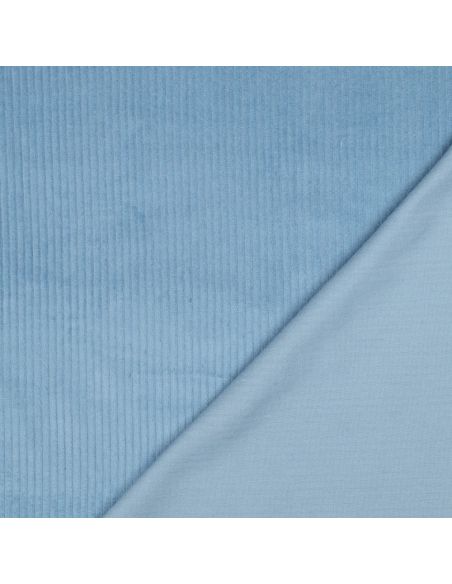 Baumwoll-Cordstoff - Blau