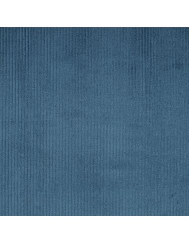 Baumwoll-Cordstoff - Petrolblau