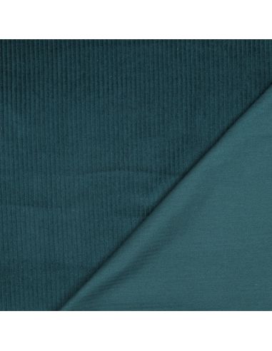 Baumwoll-Cordstoff - Smaragdgrün