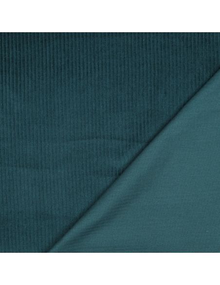 Baumwoll-Cordstoff - Smaragdgrün