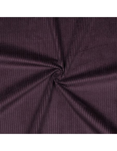 Baumwoll-Cordstoff - Aubergine