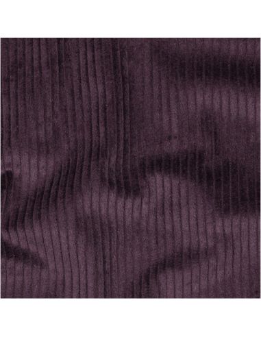 Baumwoll-Cordstoff - Aubergine