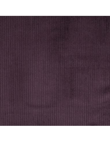 Baumwoll-Cordstoff - Aubergine