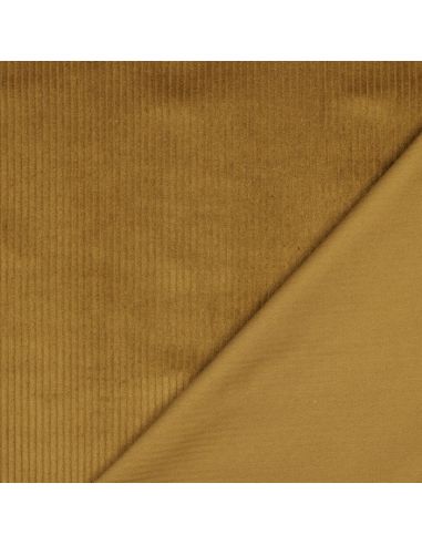 Baumwoll-Cordstoff - Ocker