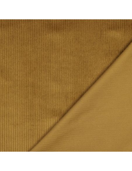 Baumwoll-Cordstoff - Ocker