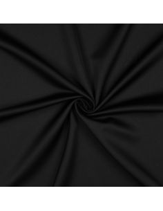 Königlicher Satin-Stoff - Schwarz