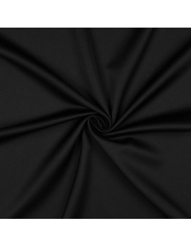 Königlicher Satin-Stoff - Schwarz