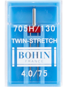 Doppelnadeln für Stretch-Stoffe von Bohin