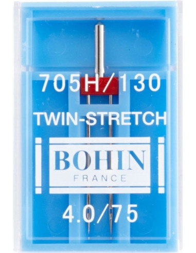 Doppelnadeln für Stretch-Stoffe von Bohin