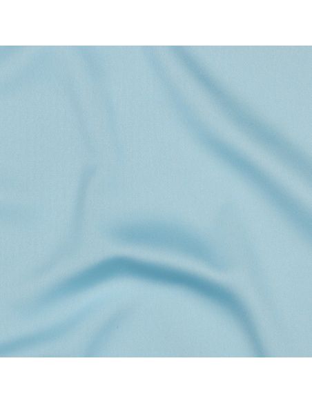 Königsblauer Satin-Stoff - Himmelblau