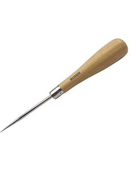 Bohin Ahle mit langem Holzgriff