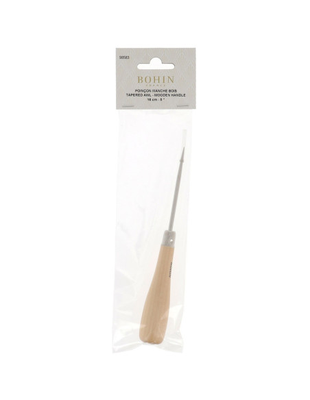 Bohin Ahle mit langem Holzgriff