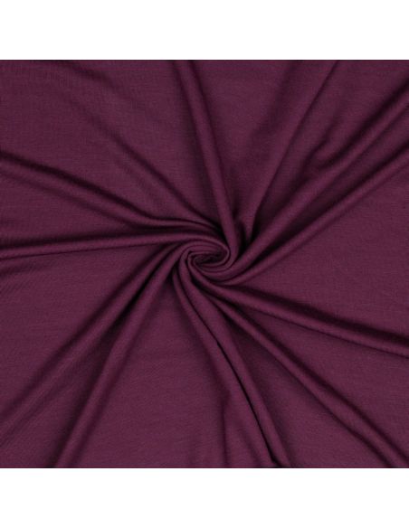 Tencel Modal Jersey Stoff - Aubergine