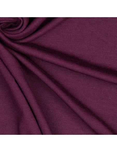 Tencel Modal Jersey Stoff - Aubergine