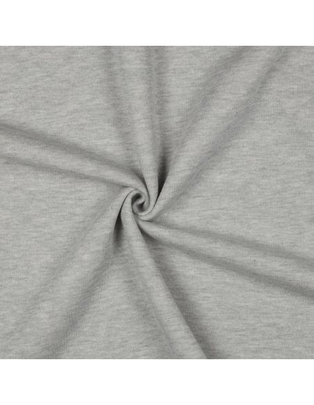 Glitzernder Sweatstoff - Grau