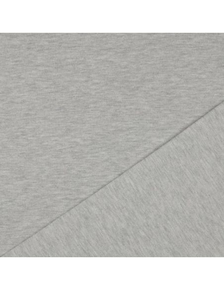 Glitzernder Sweatstoff - Grau