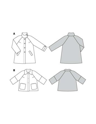Jackenschnittmuster - Burda 6372