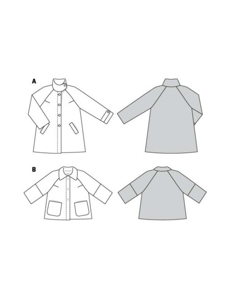 Jackenschnittmuster - Burda 6372