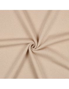 Glitzernder Sweatstoff - Sandfarben