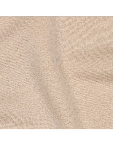 Glitzernder Sweatstoff - Sandfarben