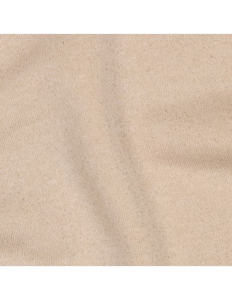 Glitzernder Sweatstoff - Sandfarben