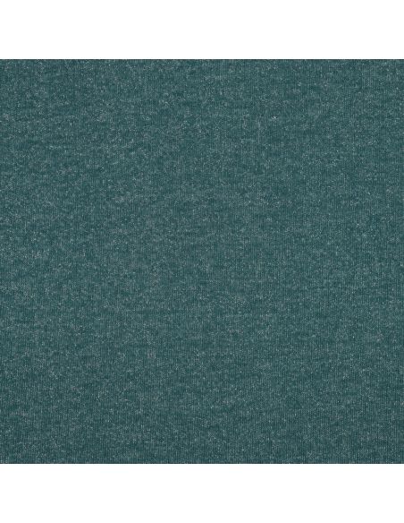 Glitzernder Sweatstoff - Petrolblau