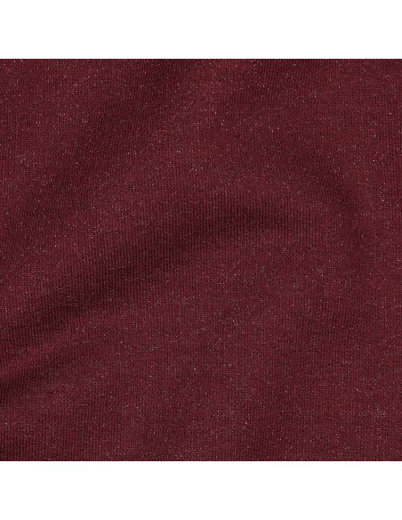 Glitzernder Sweatstoff - Aubergine
