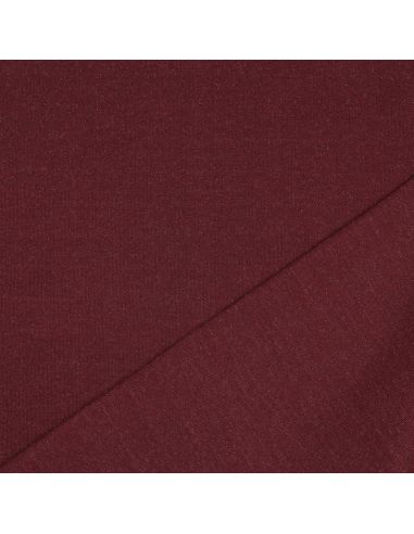 Glitzernder Sweatstoff - Aubergine