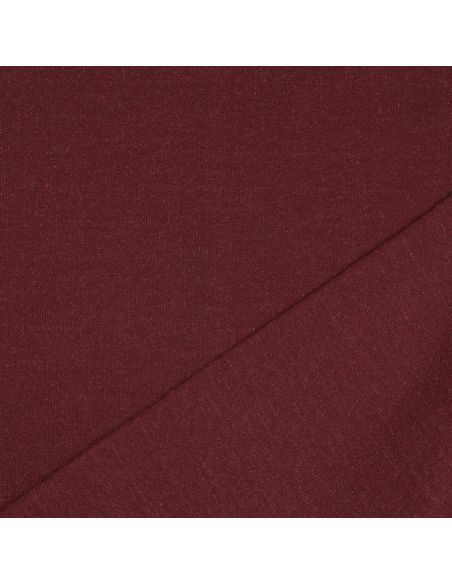 Glitzernder Sweatstoff - Aubergine