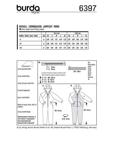 Kombinationsmuster - Burda 6397
