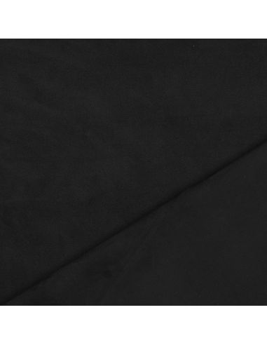 Stretch-Wildlederstoff - Schwarz
