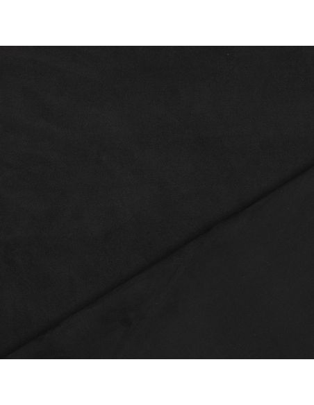 Stretch-Wildlederstoff - Schwarz