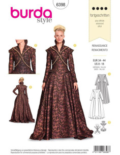 Kostümschnittmuster - Burda 6398