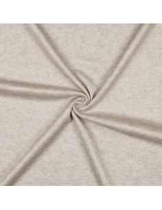 Gestrickter Mischgewebestoff - Beige
