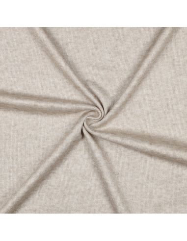 Gestrickter Mischgewebestoff - Beige